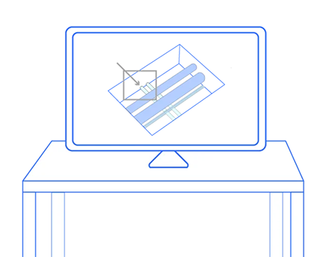 Online as-built markup diagram