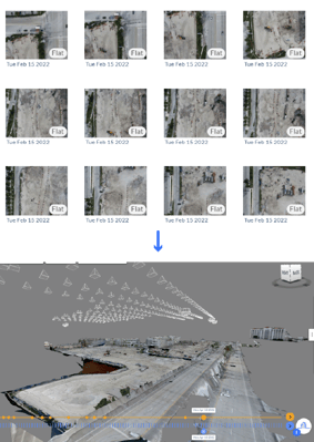 as-built digital twin generated from drone capture