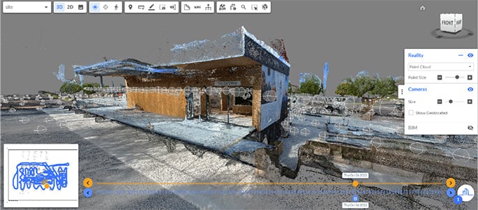oracle 3d point cloud generated from reality capture v
