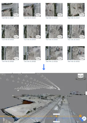 as-built digital twin generated from drone capture 